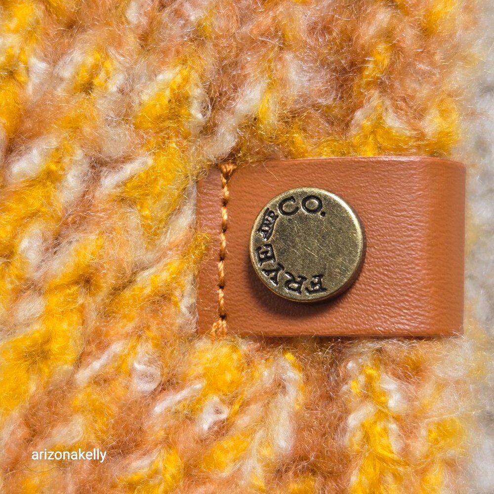 NWT Frye & Co Infinity Scarf Gold Yellow - Picture 4 of 8